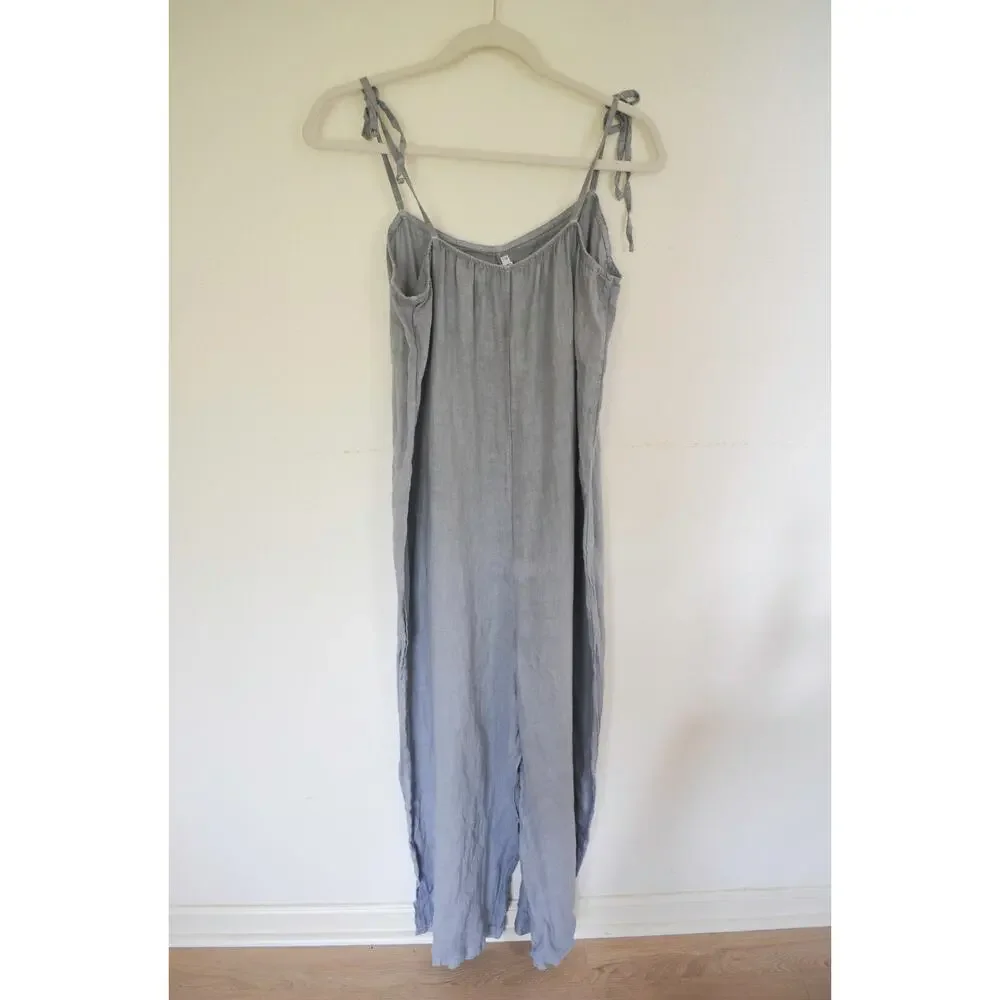 Beachwood Linen Jumpsuit Size M/L